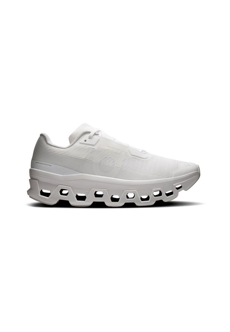 On Damen Weiß Sneaker Cloudmonster Void, Gr. 38,5Eu