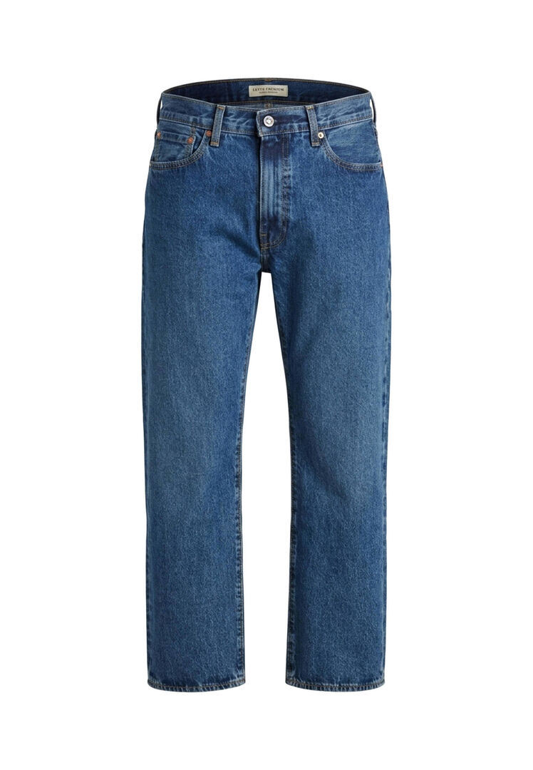 Levi's Herren Blau – 555 – Locker Geschnittene Straight Jeans In Er Waschung - Bild 3