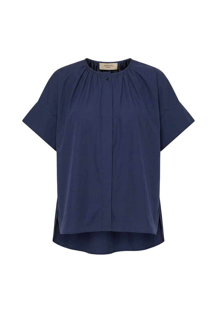 Weekend Max Mara Damen Marine Bluse Wkdeducata, Gr. 36