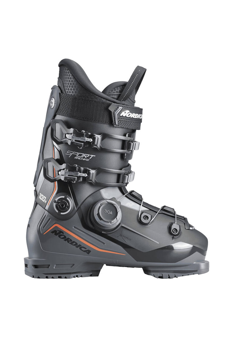 Nordica Herren Schwarz Ski-Schuhe Sportmachine 3 100 X Boa (Gw), Größe 26,5 In - Image 4