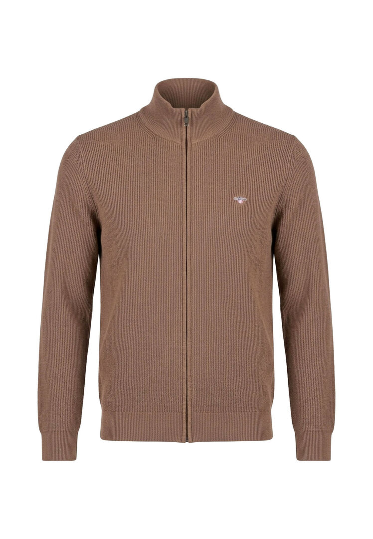 Gant Herren Strickjacken & Cardigans Braun Gr. Groß - Bild 4