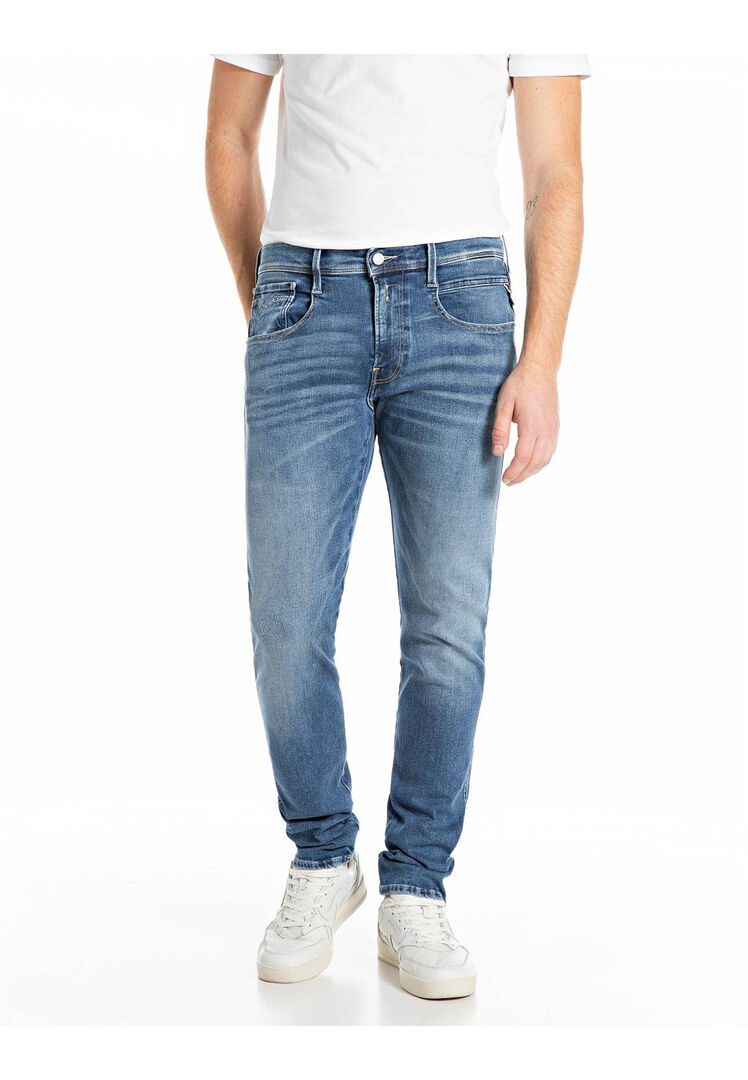 Replay - Anbass Slim-Fit Jeans - Jeans - Herren - Blau - W33 - Bild 5