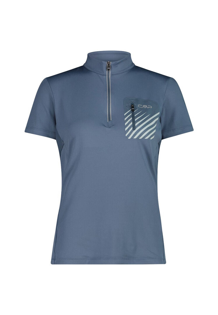 Cmp Damen Blau Radshirt, Gr. 38