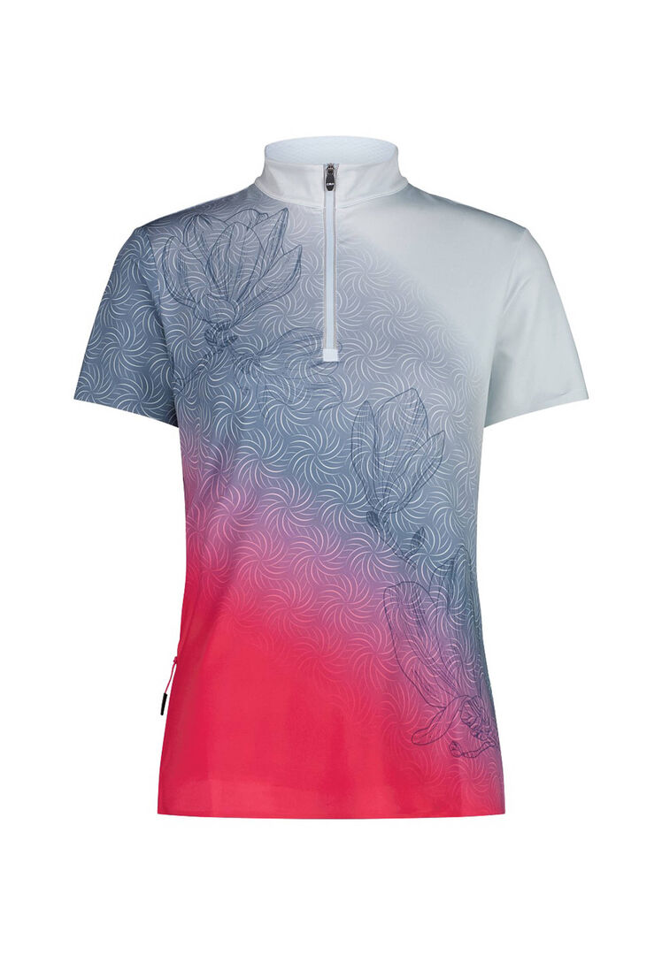 Cmp Damen Hellblau Radtrikot Mit Blumenprint, Gr. 40
