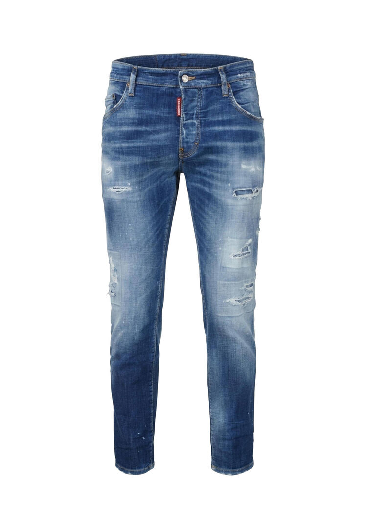 Dsquared2 Herren Darkblue Jeans Skater Slim Fit, Gr. 48