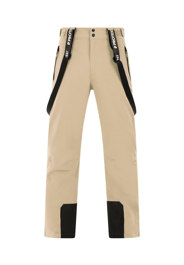 Protest Herren Beige Snowpants Prtchester Regular Fit Aus Recyceltem Polyester, Gr. S