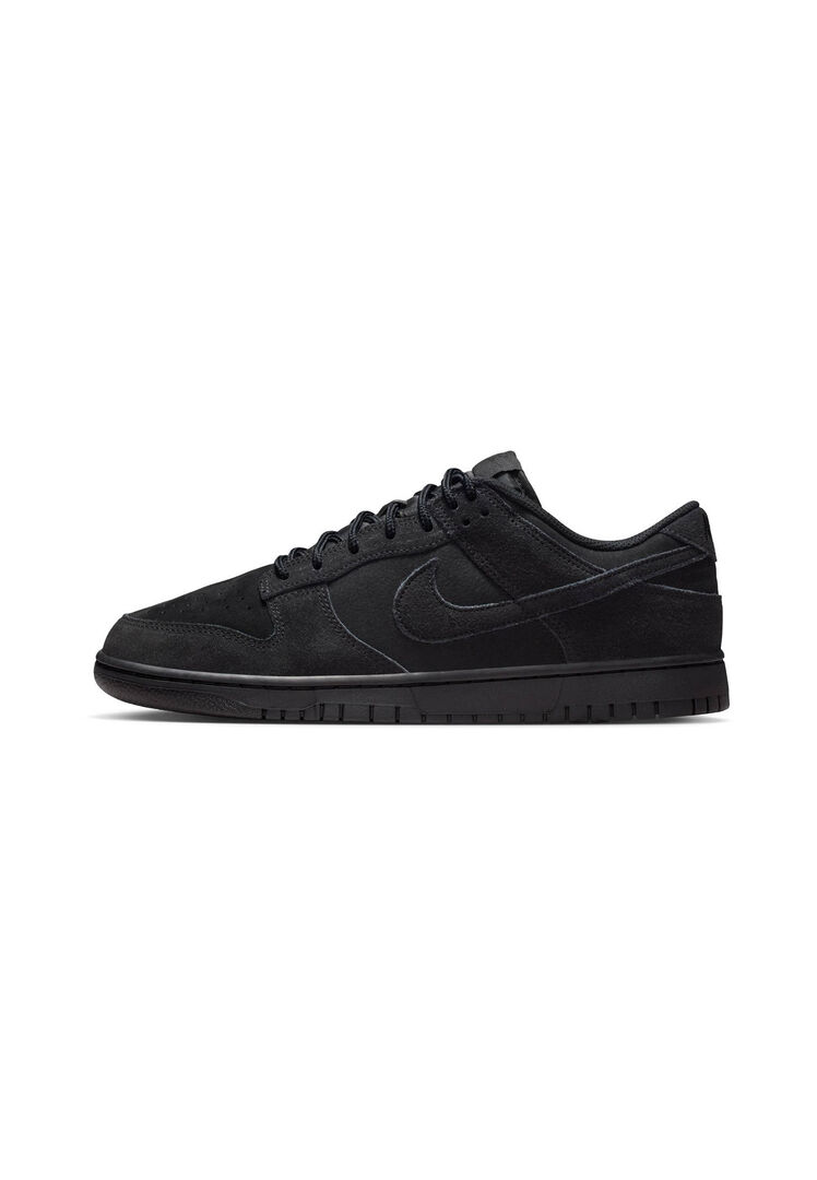 Nike Sportswear Herren Schwarz Sneaker Dunk Low Retro Se Aus Leder, Gr. 46Eu