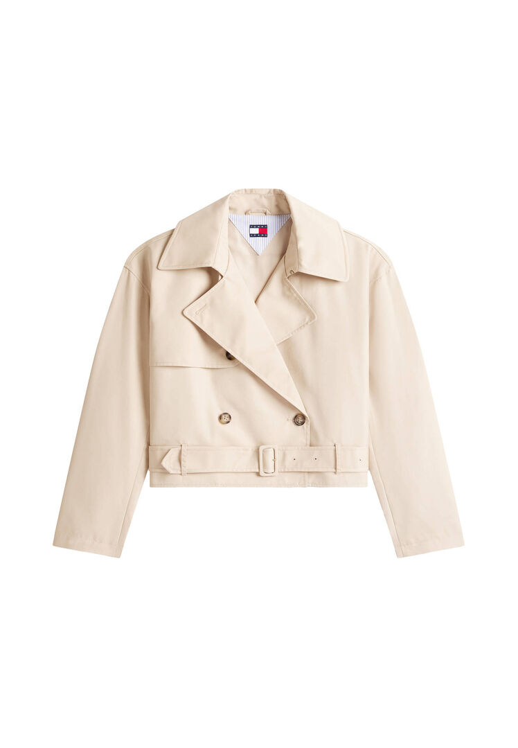 Tommy Jeans Damen Tommy Hilfiger Trenchcoats Beige Gr. Groß - Image 3
