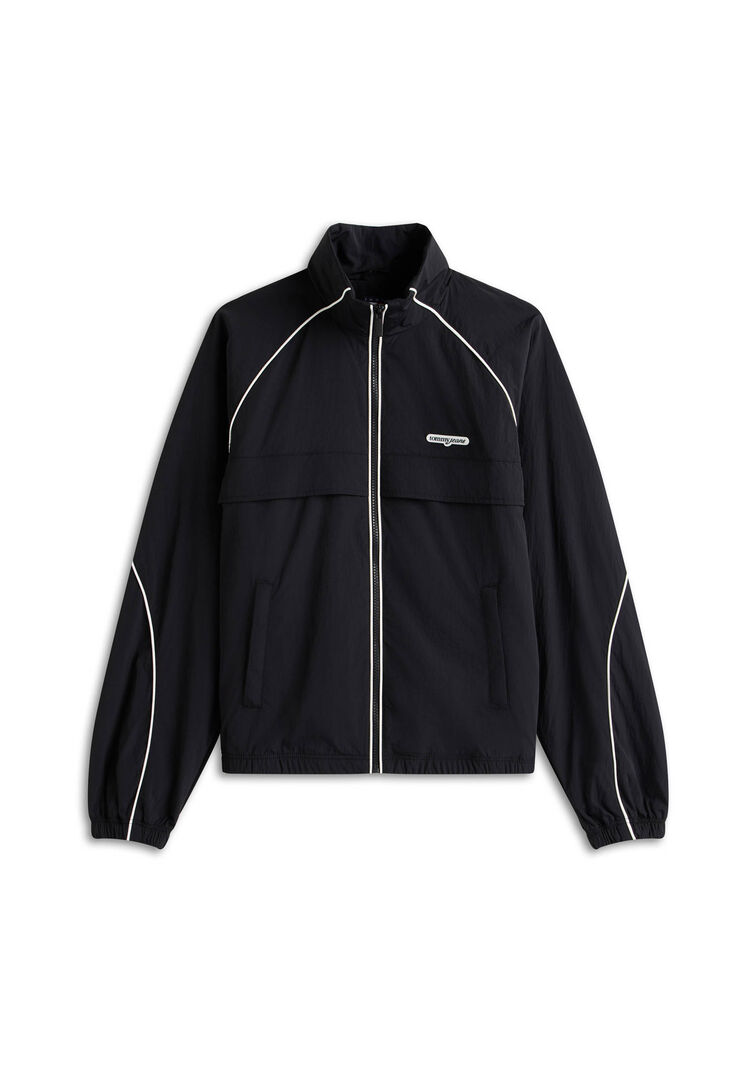 Tommy Jeans Damen Schwarz Übergangsjacke Wasserabweisend, Gr. L - Bild 1