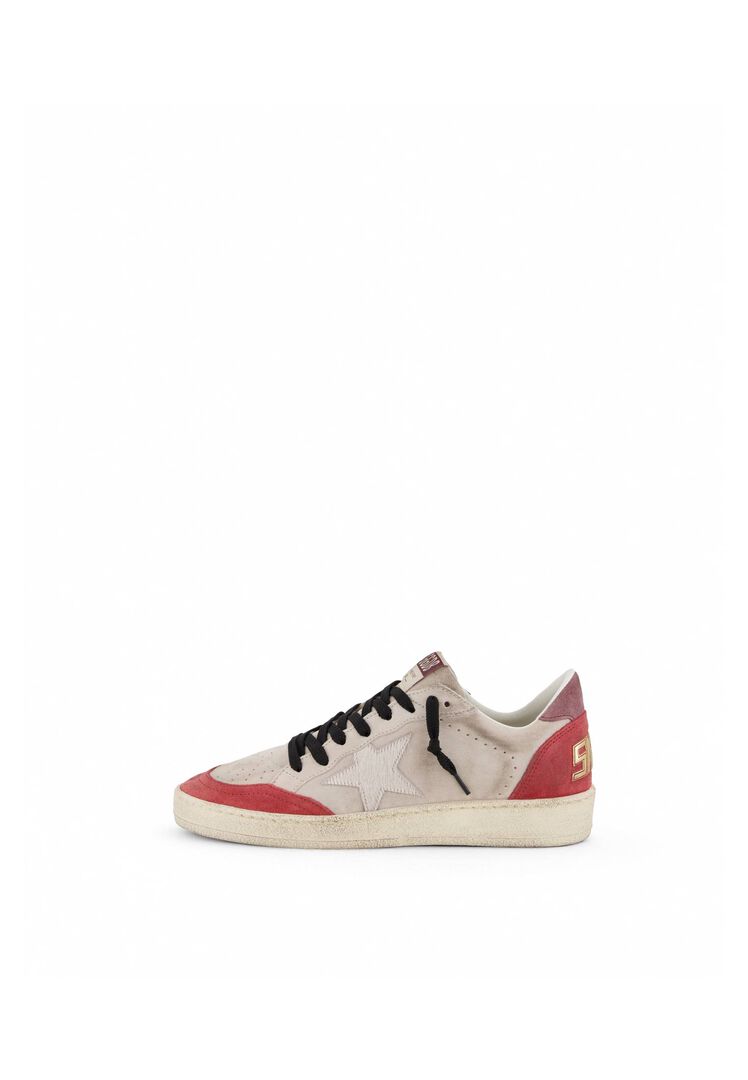 Golden Goose Damen Weiss Sneaker Ballstar Suede, Gr. 39Eu