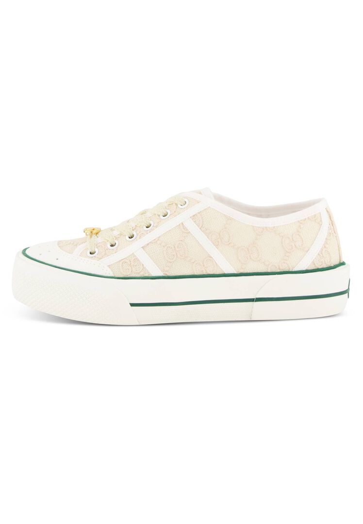 Gucci Unisex Offwhite Damen Sneaker, Gr. 41Eu