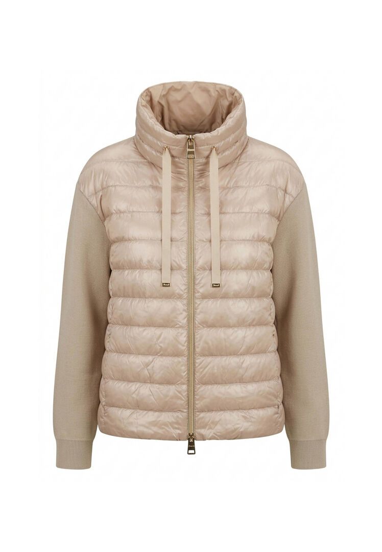 Herno Damen Silber Daunenjacke Mit Stehkragen, Gr. 38