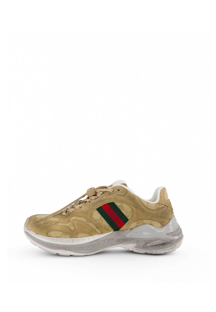 Gucci Herren Cognac Sneaker 2.0, Gr. 41Eu