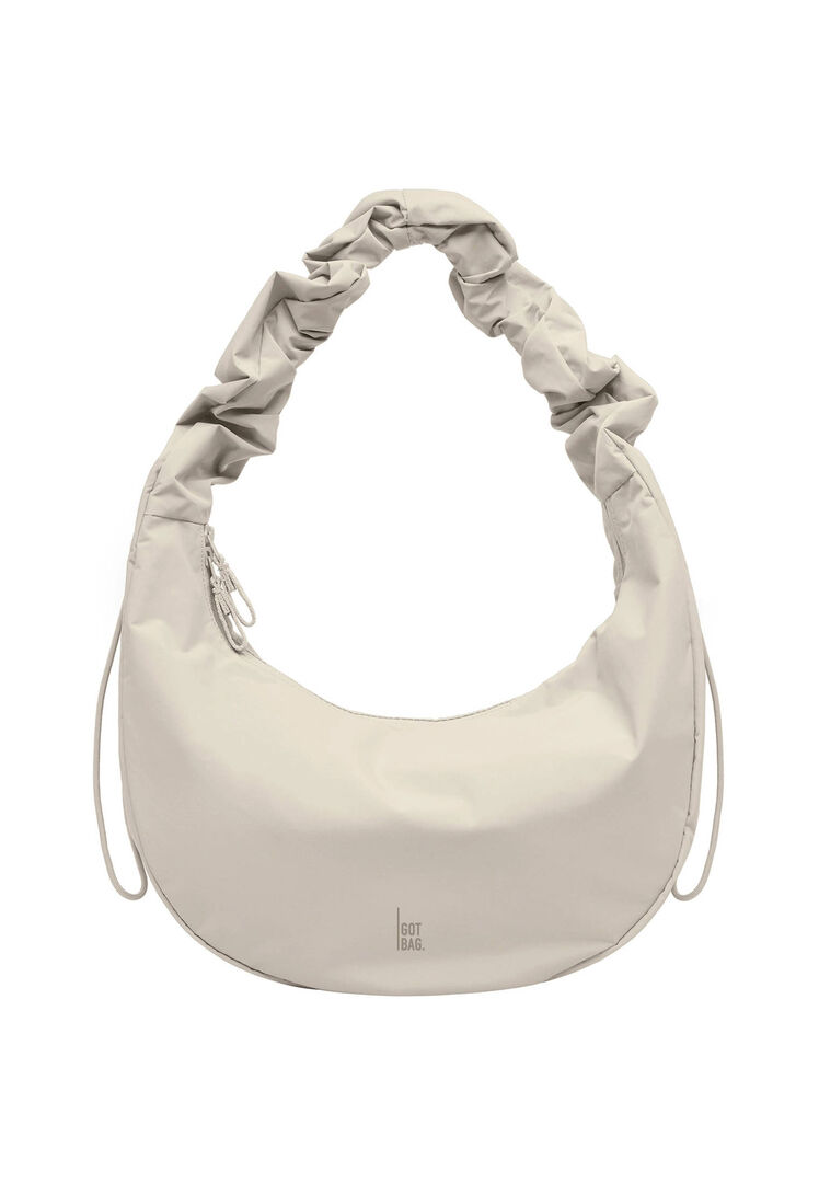 Gotbag Damen Wollweiss Umhängetasche Moon Bag Ruffle, Einheitsgröße
