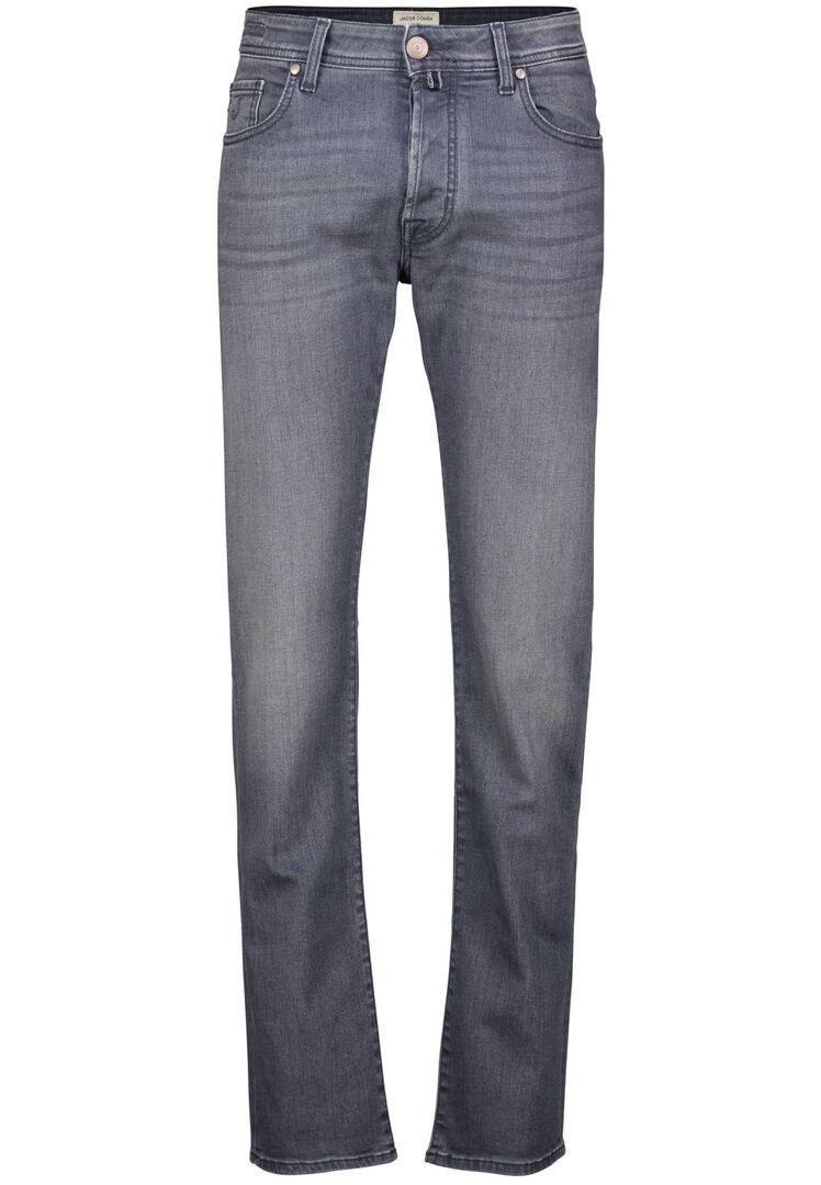Jacob Cohën Herren Anthrazit Jeans Bard Classic Slim Fit, Gr. 35