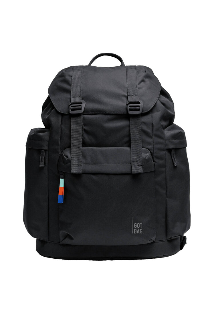 Gotbag Unisex Schwarz Rucksack Flap Pack L, Einheitsgröße