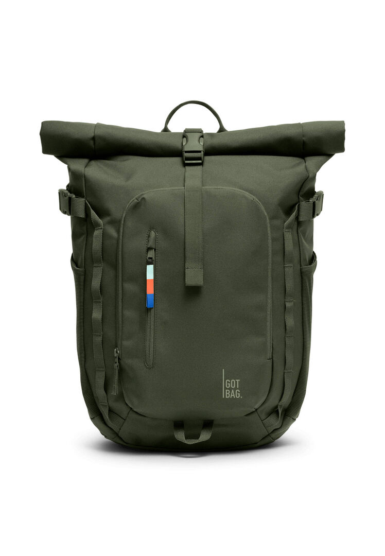 Gotbag Unisex Dunkelgrün Rucksack Rolltop Adventure, Einheitsgröße