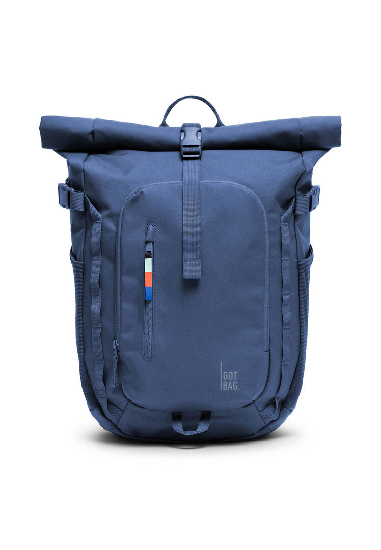 Gotbag Unisex Blau Rucksack Rolltop Adventure, Einheitsgröße