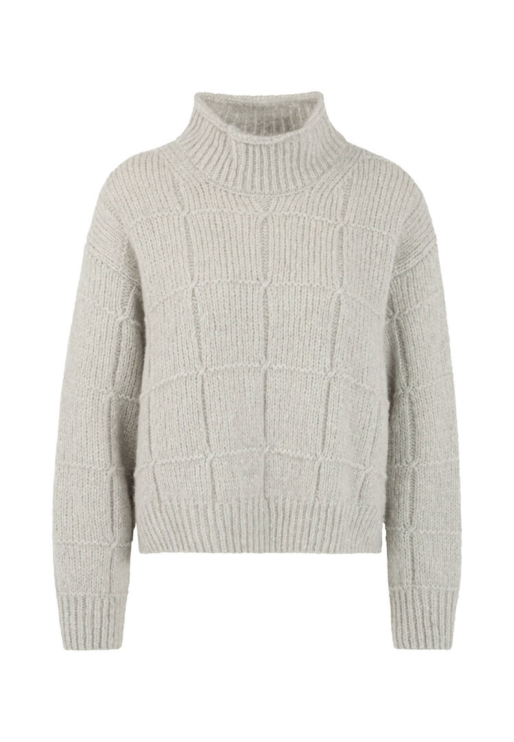 Marc Cain Damen Stein Pullover Aus Alpaka-Mix, Gr. 38