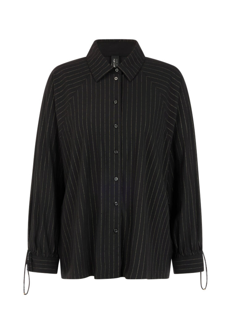 Marc Cain Damen Schwarz Bluse, Gr. 40