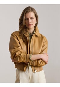 Damen Lederjacke 36