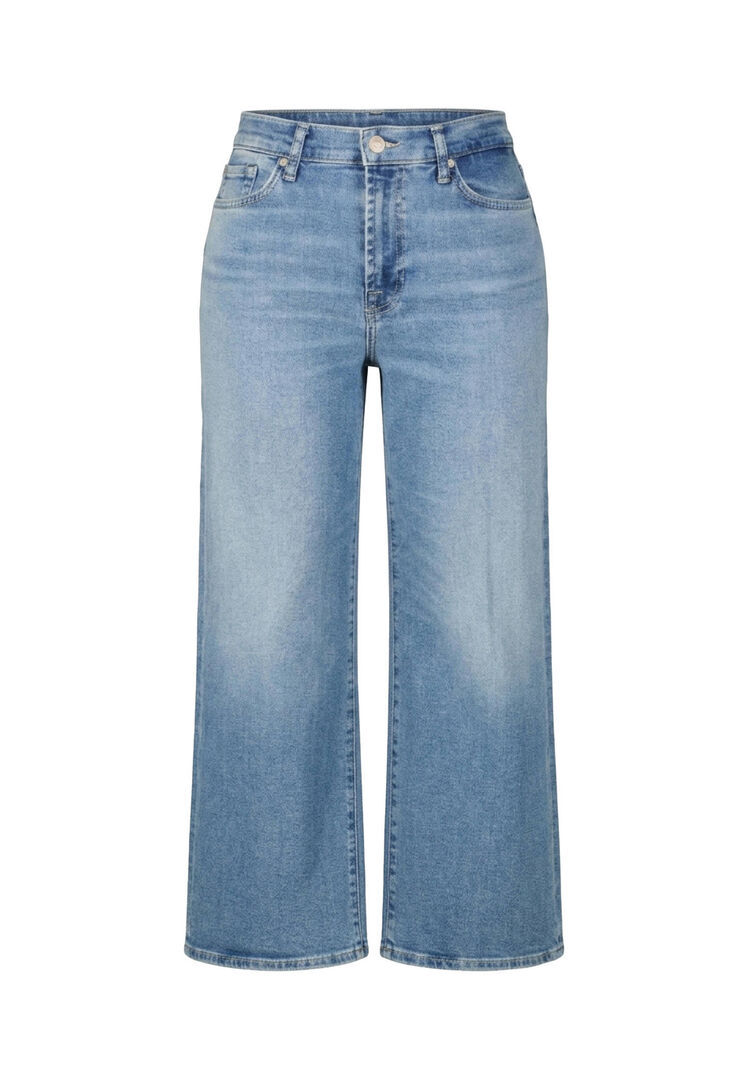 7 For All Mankind Damen Blau Jeans Lotta Wide Leg, Gr. 24