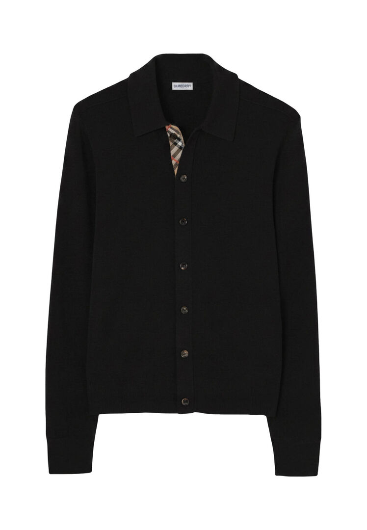 Burberry - Wollstrickjacke - Knitwear - Herren - Schwarzk - M - Bild 3