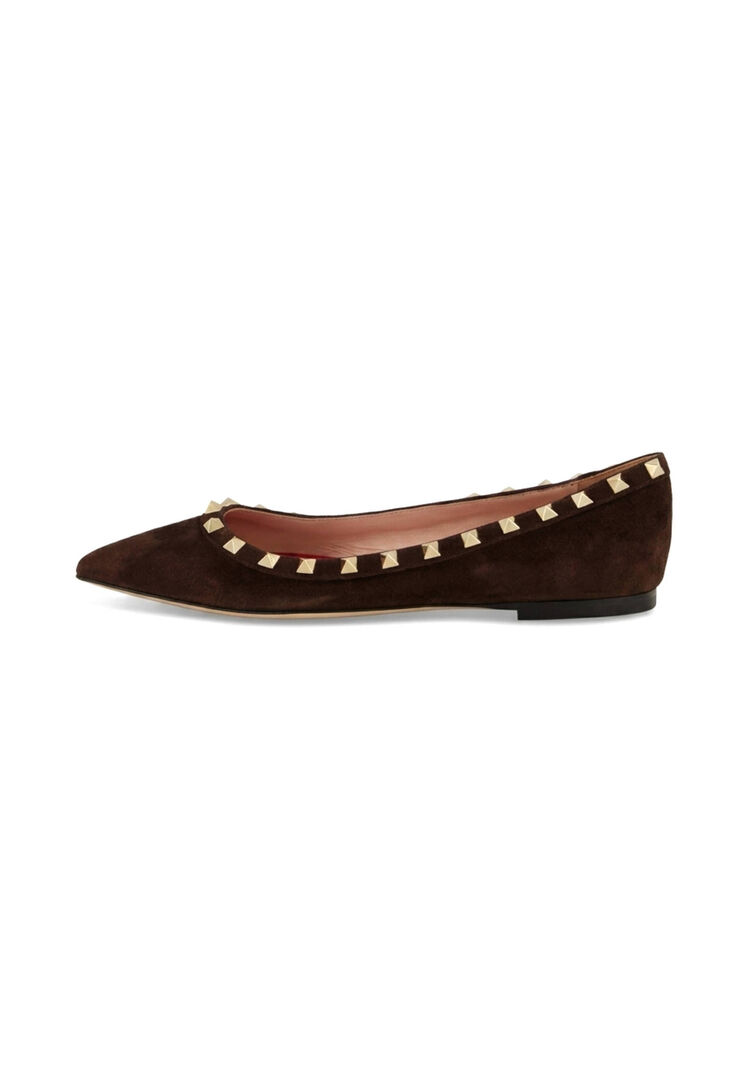 Valentino Garavani Ballerinas Rockstud Aus Veloursleder Eu Größe 38 - MyTheresa - Bild 3
