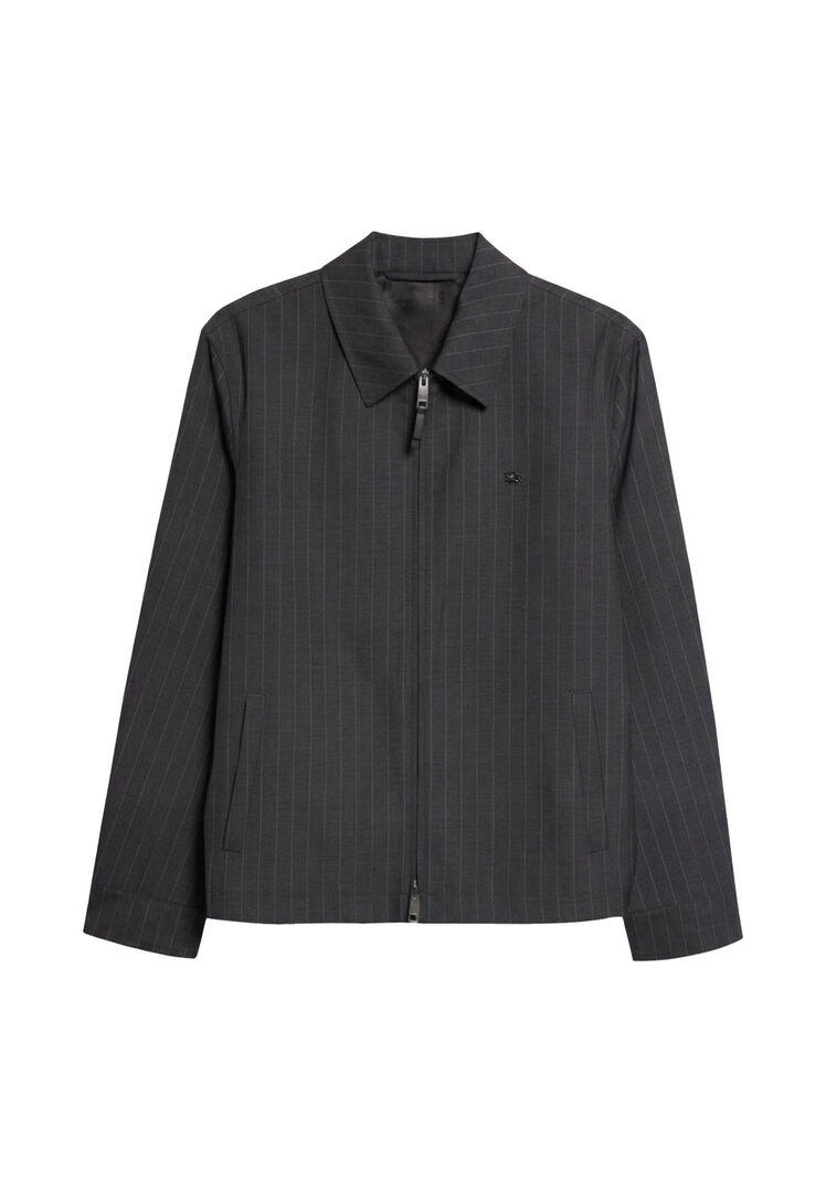 BURBERRY | Iron grey pinstriped wool Bloomsbury sport jacket | male | 50 - Bild 4