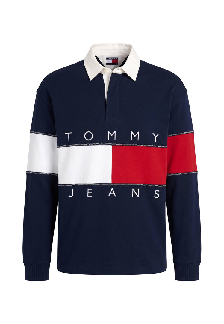 Tommy Jeans Damen Marine Sweatshirt, Gr. S