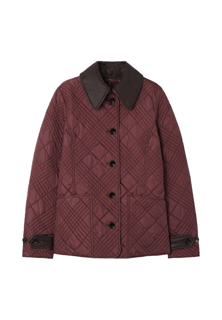 Burberry - Fernleigh Lth - Jackets - Damen - Rot - L - Bild 3