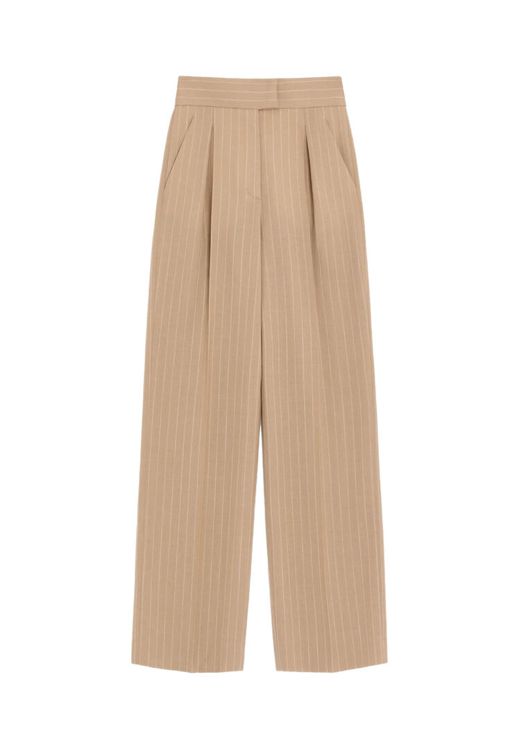 Valentino Damen Braun Hose Aus Wolle, Gr. 36