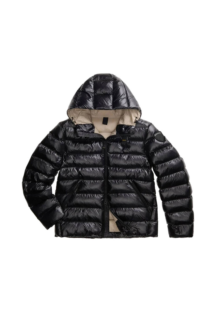 Blauer Herren Schwarz Steppjacke Adams, Gr. M - Image 1