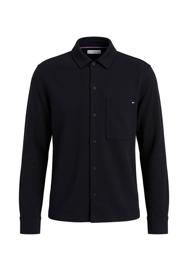 Tommy Hilfiger Herren Schwarz Hemd Aus Baumwolle, Gr. S