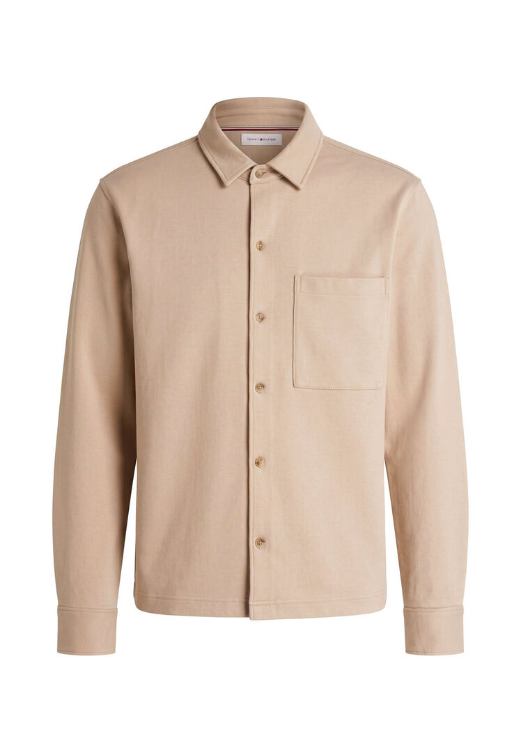 Tommy Hilfiger Herren Beige Hemd Aus Baumwolle, Gr. M