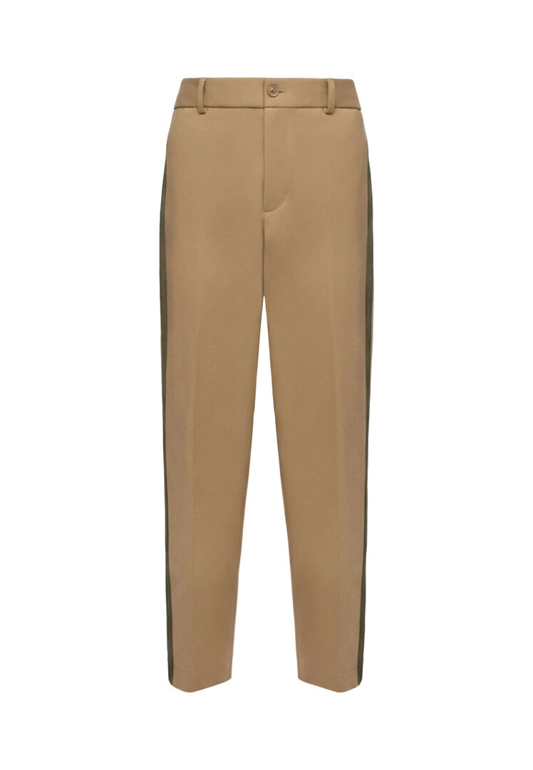Moncler Herren Sand Hose Mit Streifen, Gr. 48