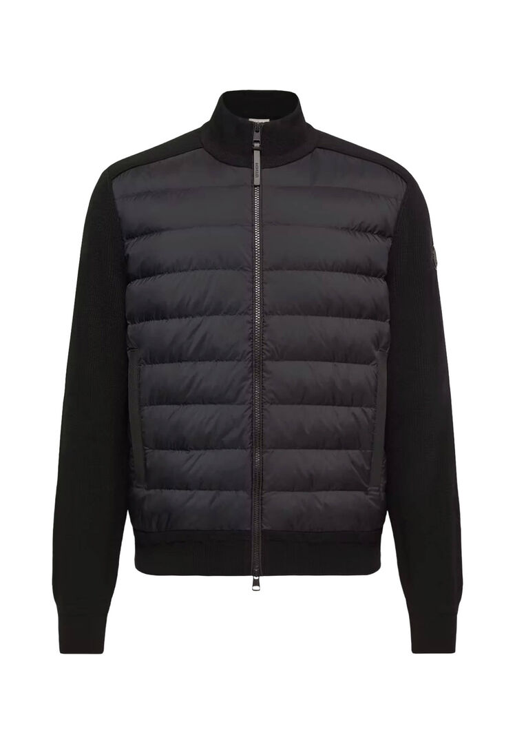 Moncler Herren Schwarz Strickjacke Aus Wolle Und Kaschmir, Gr. Xl