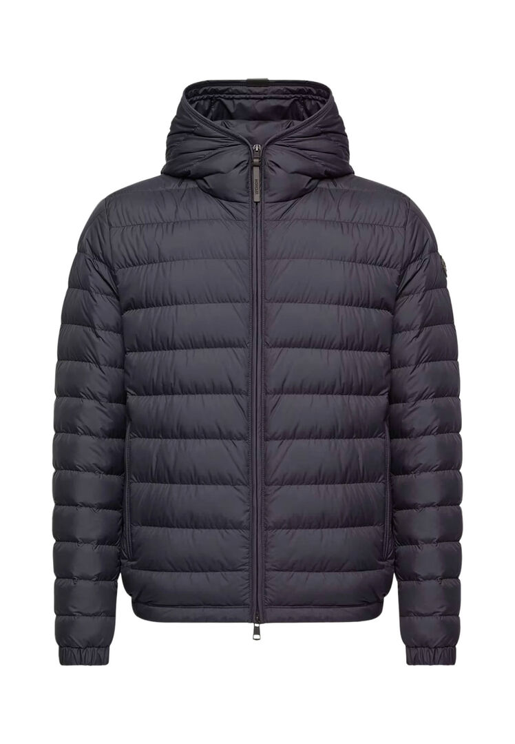 Moncler Solienn Kurze Daunenjacke Mit Kapuze für Herren in Blau in Größe: 3 - Bild 4