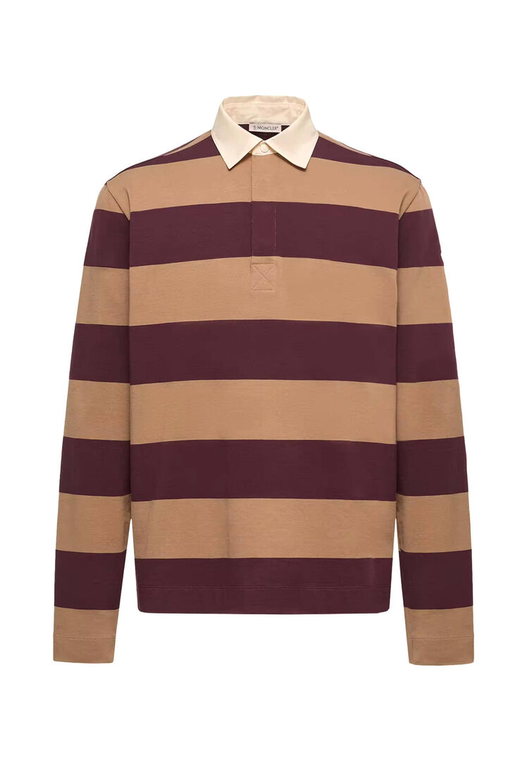 Moncler Herren Sand Poloshirt Aus Baumwolle, Gr. M