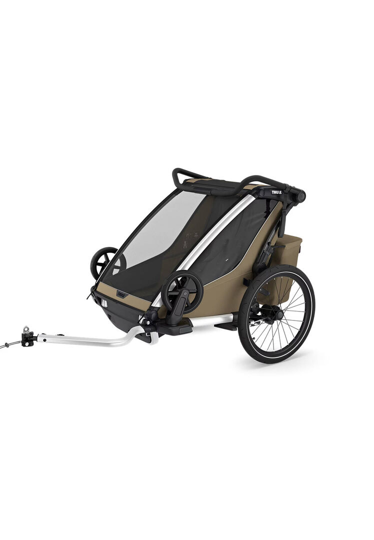Thule Chariot Cross 2 double Fahrradanhänger faded khaki - Image 4