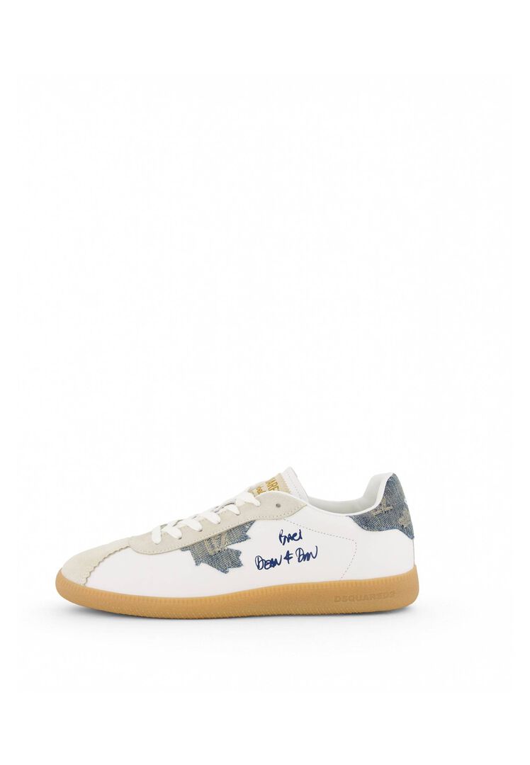 Dsquared2 Herren Weiss Sneaker Rebels, Gr. 42Eu - Bild 1