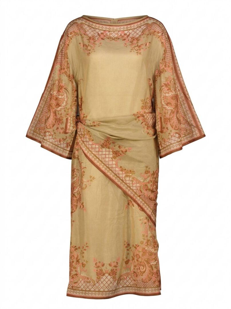 Zimmermann Damen Salbei Seidenkleid Aster, Gr. 40