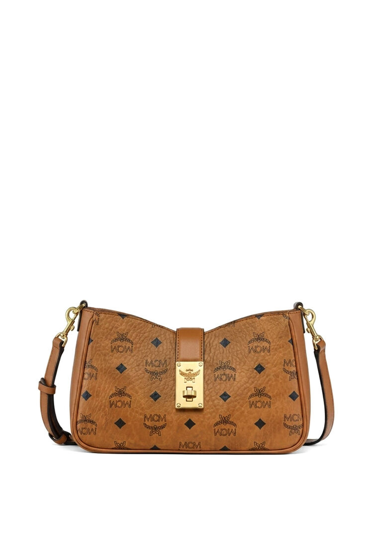 Mcm Damen Cognac Umhängetasche Tracy, Einheitsgröße