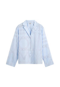 Damen Bluse im Pyjama-Stil 42