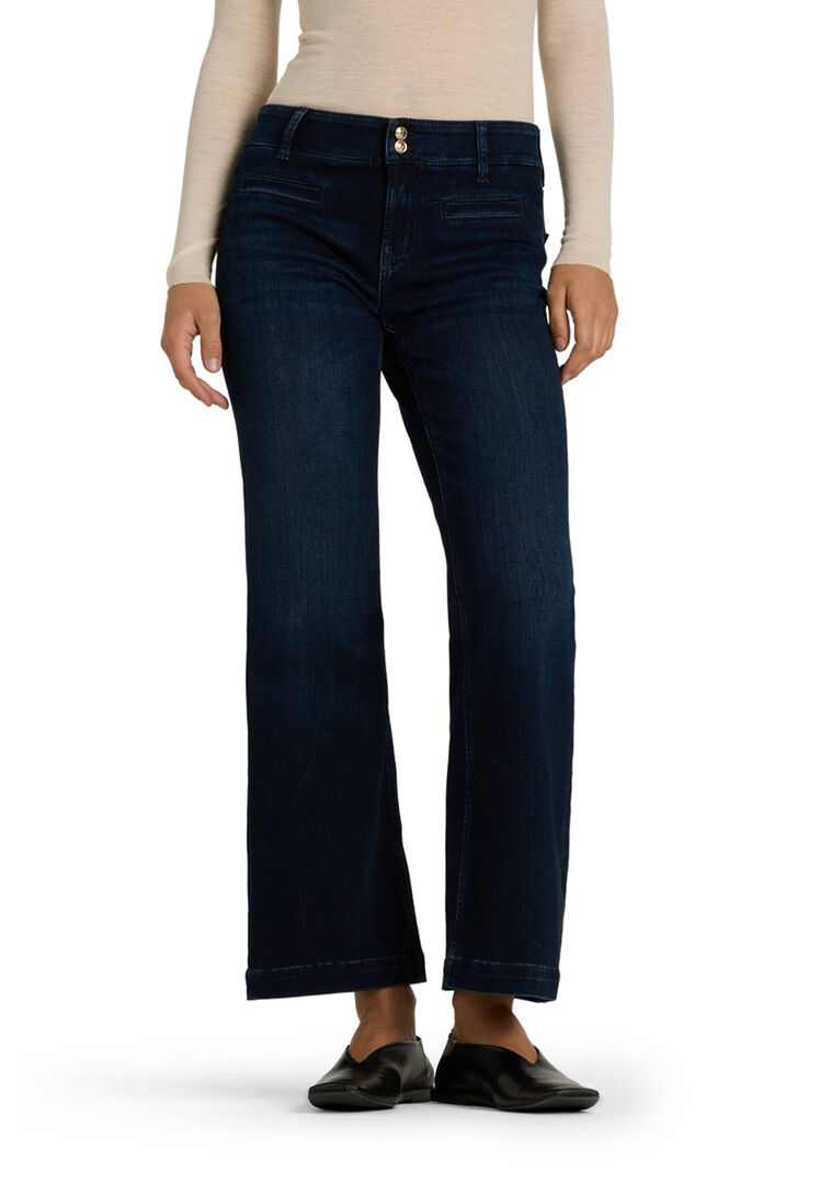 Cambio Damen Blau Jeans Tessa Flared, Gr. 42/31