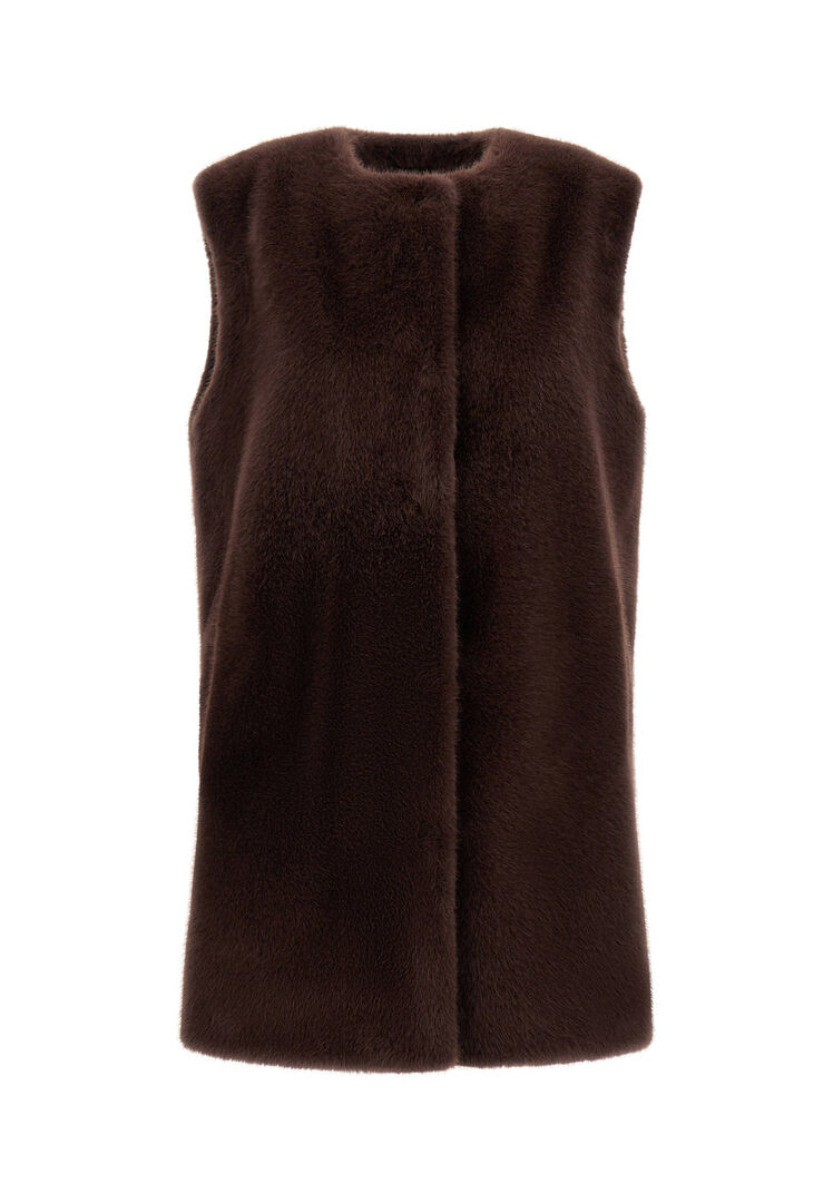Herno Faux Fur Vest - Bild 4