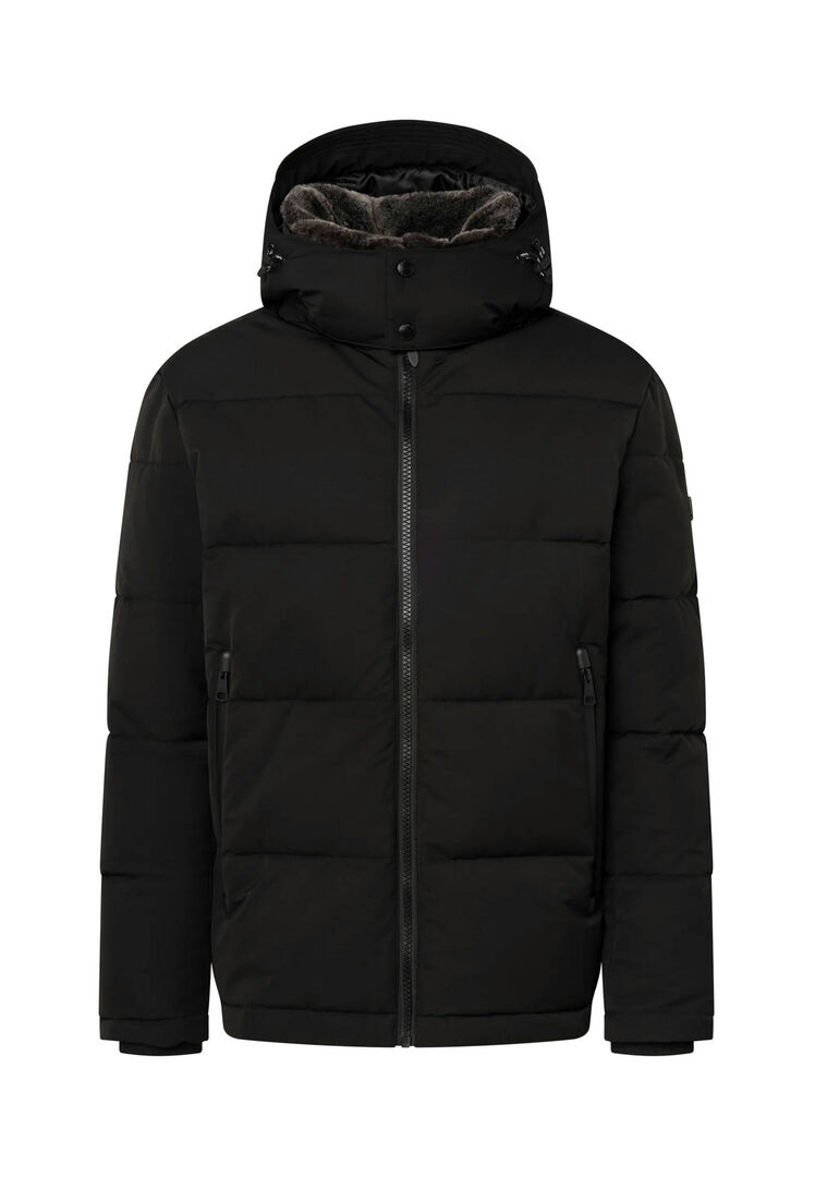 Strellson Herren Schwarz Steppjacke Arcola, Gr. 56