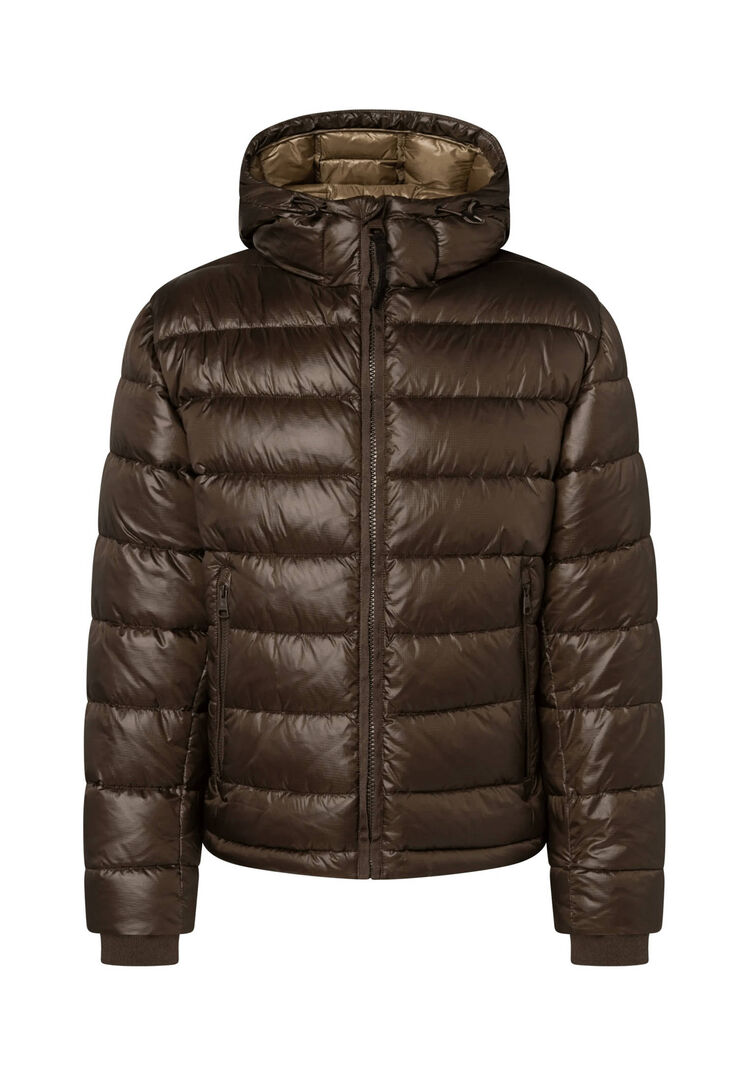 Strellson Herren Braun Steppjacke Baveno, Gr. 52