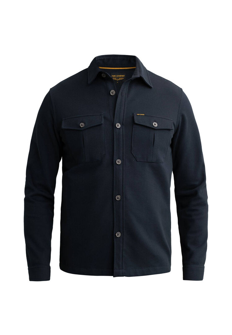 Pme Legend Herren Marine Hemd Aus Baumwollmischung, Gr. Xxl
