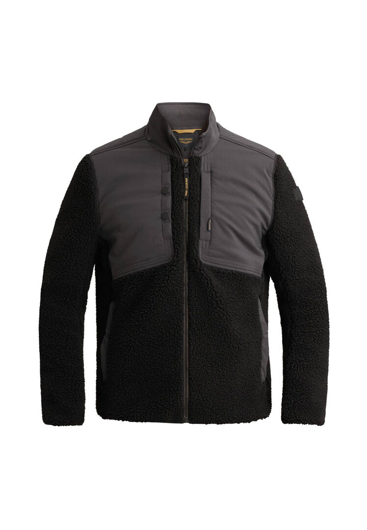 Pme Legend Herren Anthrazit Fleecejacke Mit Stehkragen, Gr. M